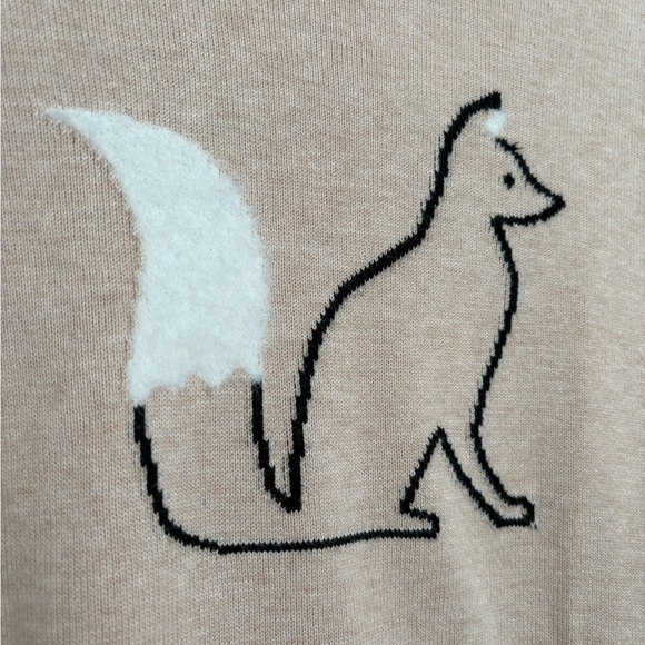 Banana Republic Fuzzy Fox Crewneck Sweater - Picture 3 of 7